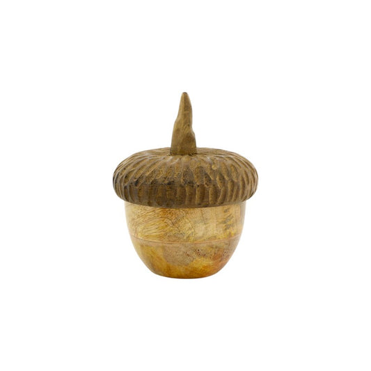 Holzdose mit Deckel EICHEL