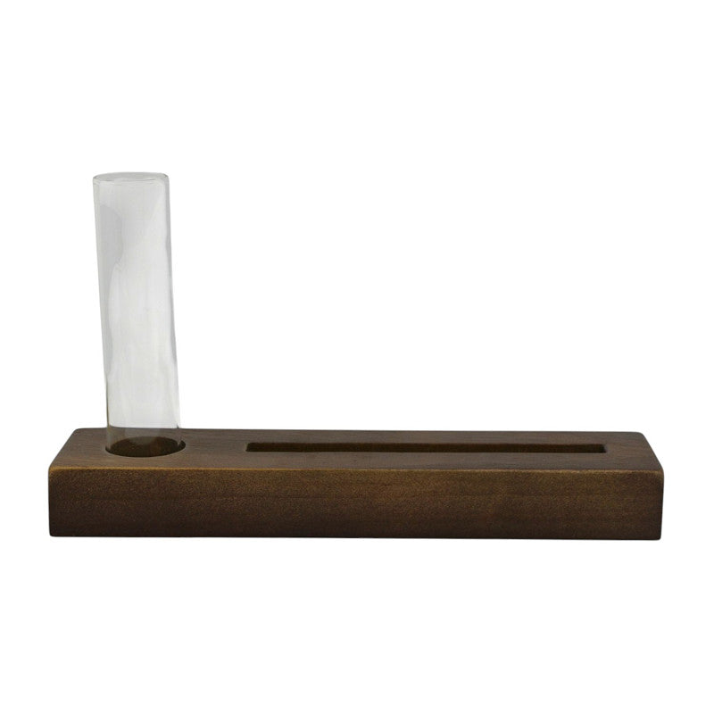 Kartenhalter / Duftsachethalter mit Glasvase