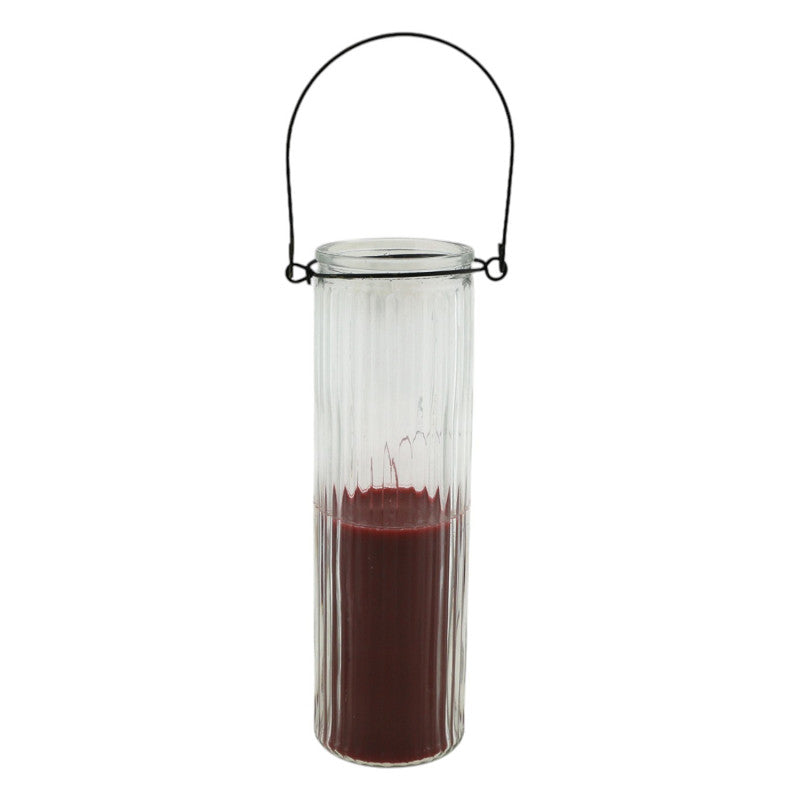 Kerze im Glas mit Aufhängung TUBE