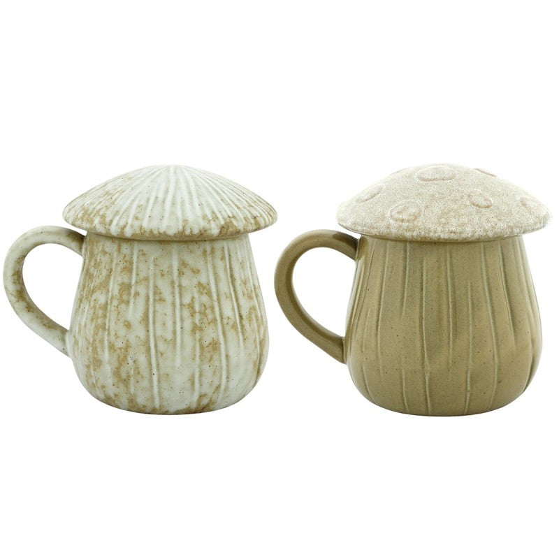 Tasse PILZ mit Deckel, verschiedene Farben