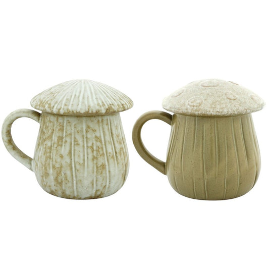 Tasse PILZ mit Deckel, verschiedene Farben