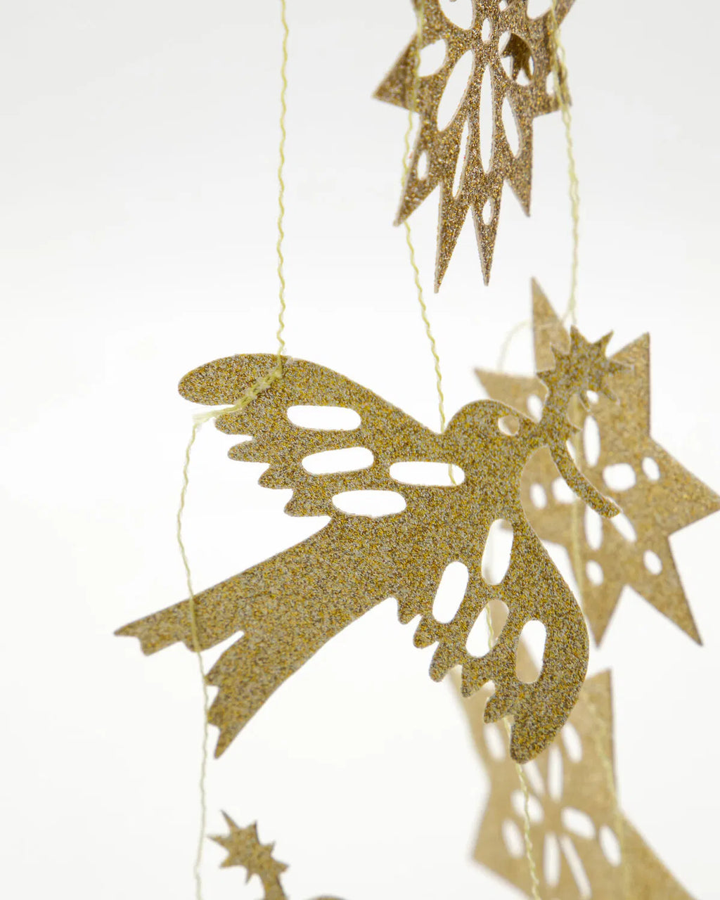 House Doctor Girlande FIGURE Papier champagner gold