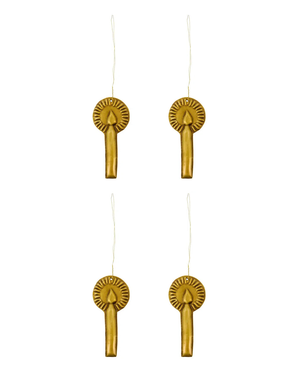 House Doctor Ornament GLORY gold 4 Stk.
