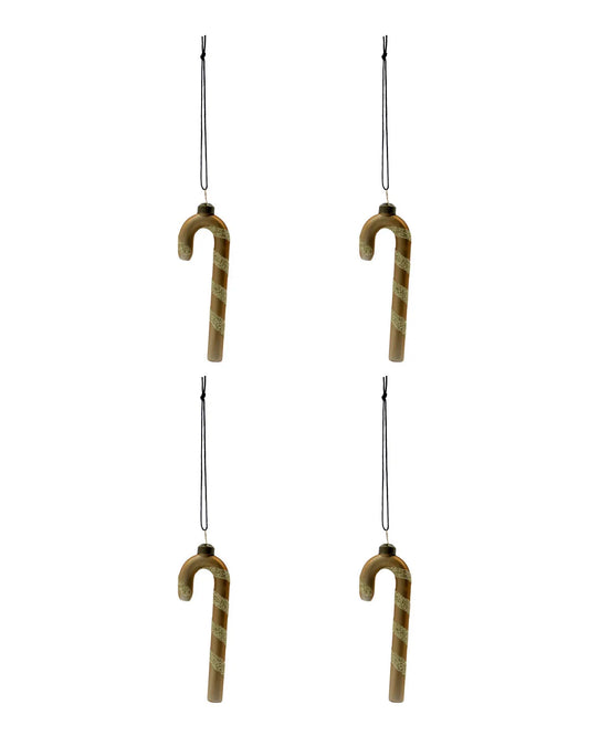 House Doctor Ornament ZUCKERSTANGE gold 4 Stk.