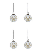House Doctor Weihnachtskugel LEAF gold