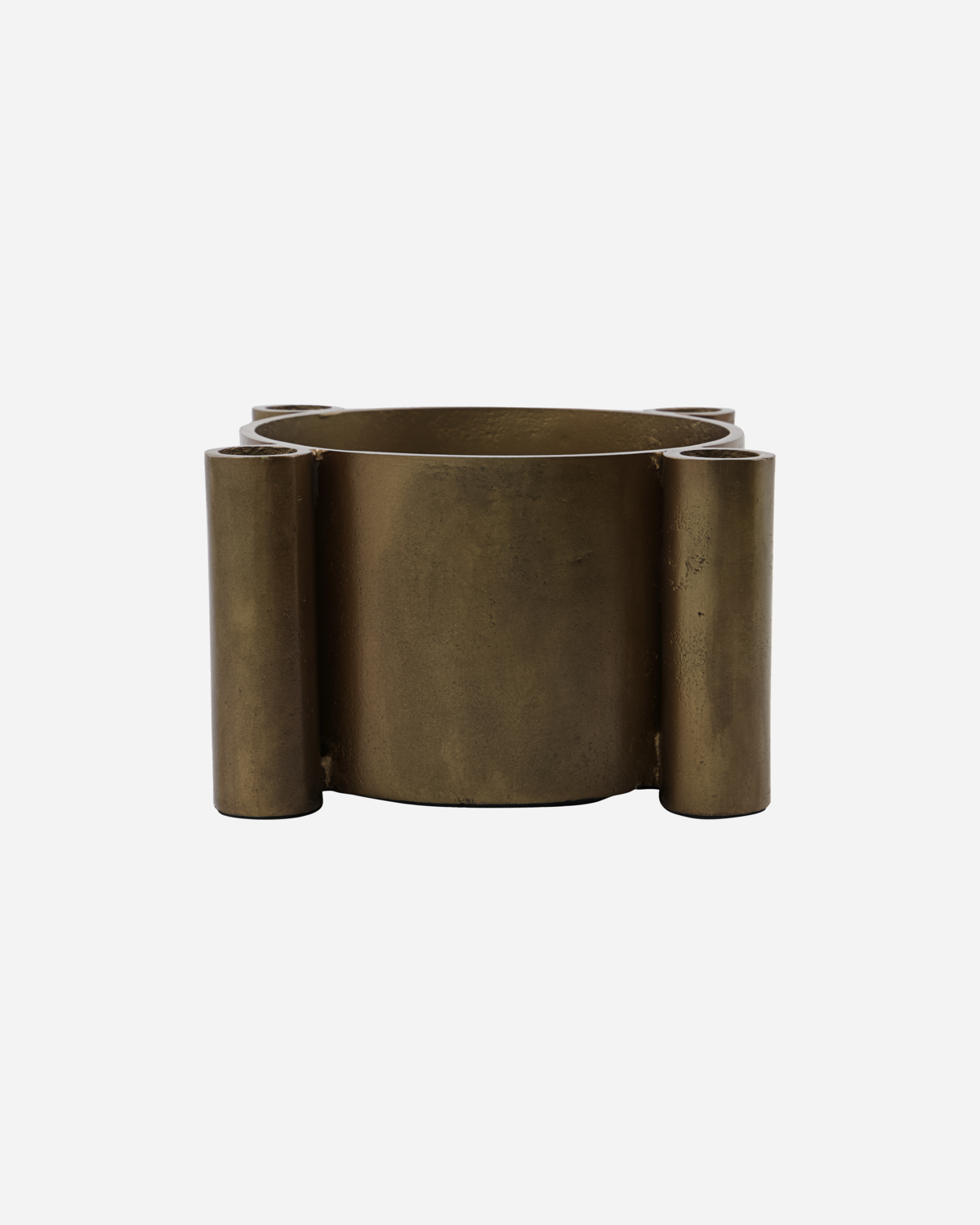 House Doctor Kerzenständer FOUR, Antikes Messing