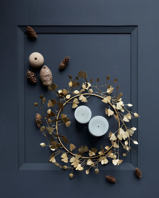 House Doctor Kranz TWIGS gold