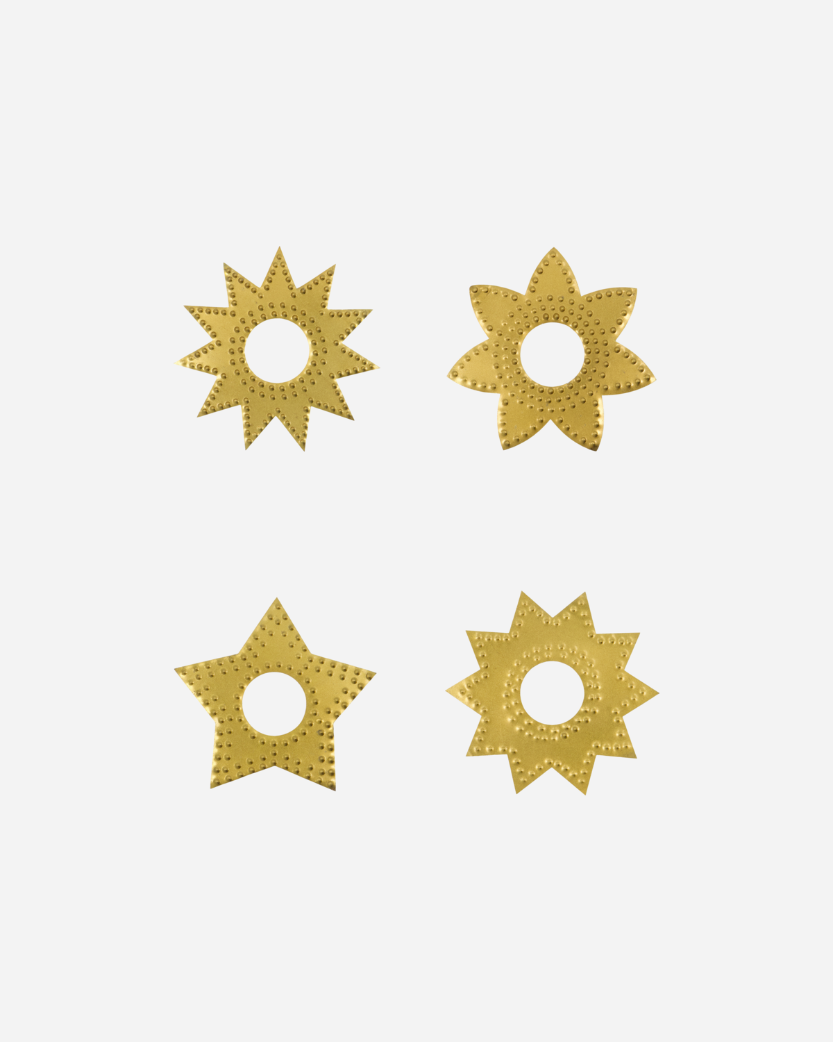 House Doctor Wachsfänger Set 4 Stk. gold