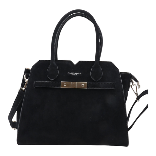 Handtasche AMELIE Wildlederimitat schwarz black