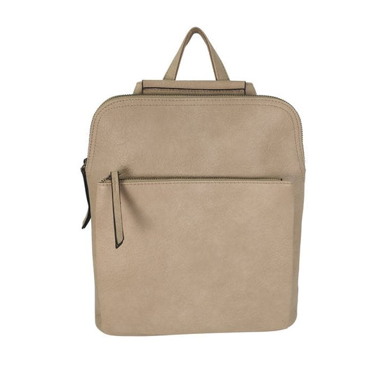 Handtasche / Rucksack FLORA beige/taupe