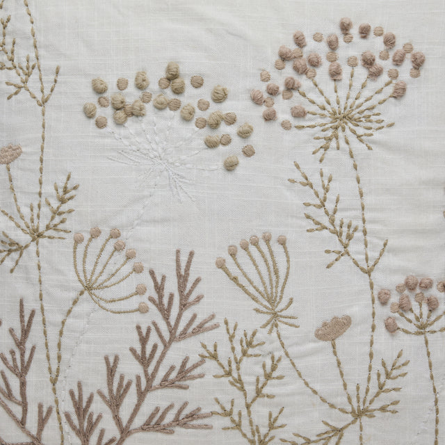 Lene Bjerre Kissenhülle VISILIA off white natur 50 x 50 cm Stickerei