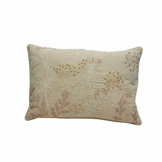Lene Bjerre Kissenhülle Visilia beige Stickerei