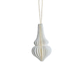 Lene Bjerre Papier Ornament POELLE 2 weiß 10 cm