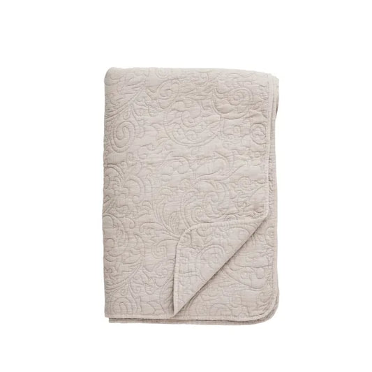 Lene Bjerre Tagesdecke 260 x 240 cm Farbe leinen beige