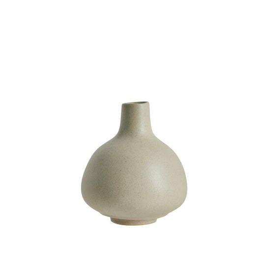 Lene Bjerre Vase HELENE 9 cm leinen beige