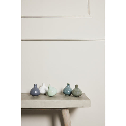 Lene Bjerre Vase HELENE 9 cm weiß