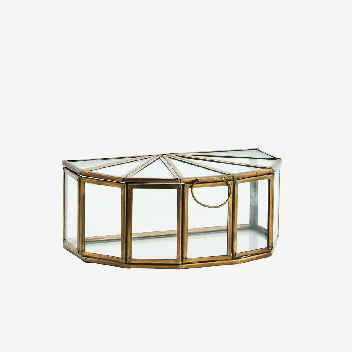 Madam Stoltz Glasbox halbrund