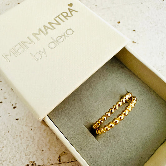 Kugelring, gold oder silber