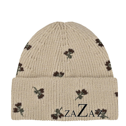 Mütze FLOWERS mit Blumen Stickerei, verschiedene Farben