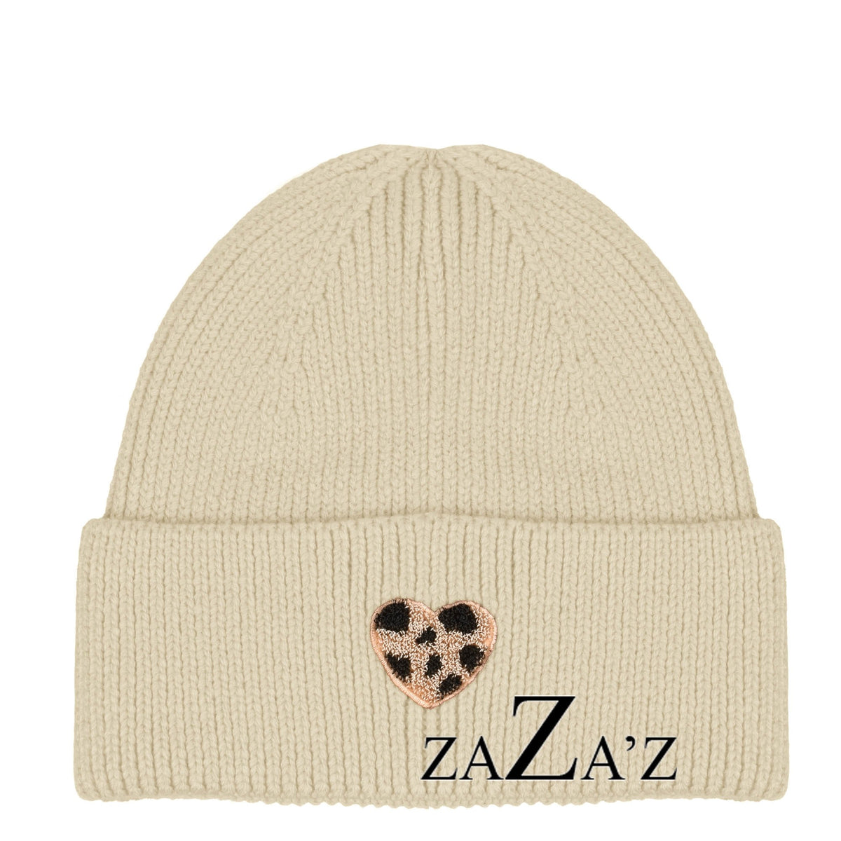 Mütze LEO Herz beige