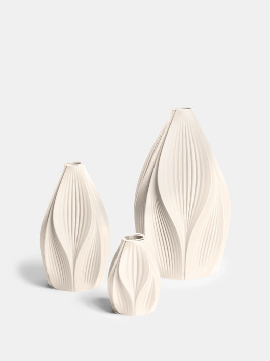 Nevalu Vase LIA, creme, verschiedene Größen