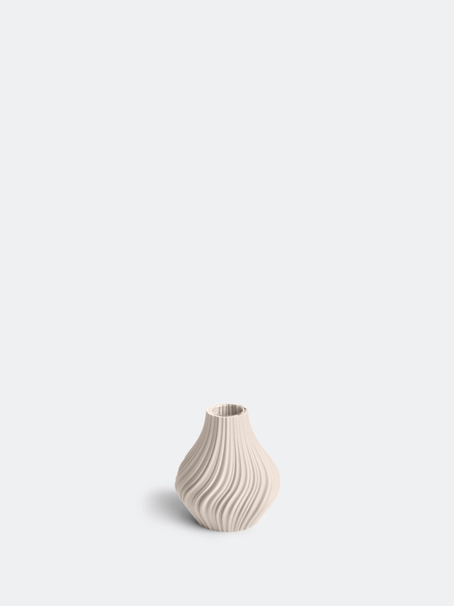 Nevalu Vase 3D Druck SWIRL, creme, verschiedene Größen