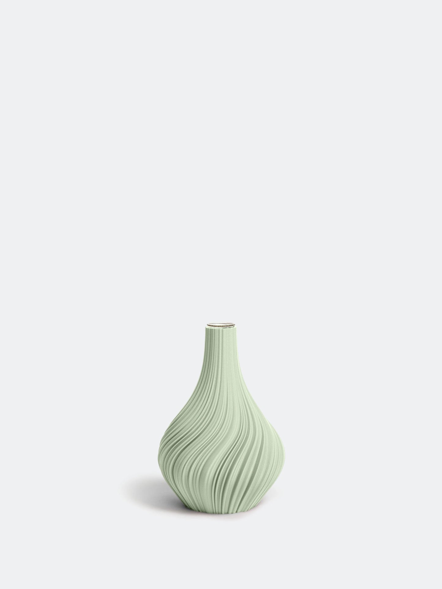 Nevalu Vase 3D Druck SWIRL, salbei, verschiedene Größen
