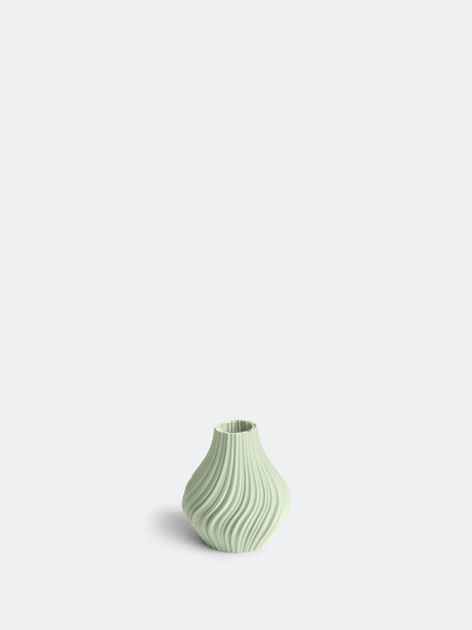 Nevalu Vase 3D Druck SWIRL, salbei, verschiedene Größen
