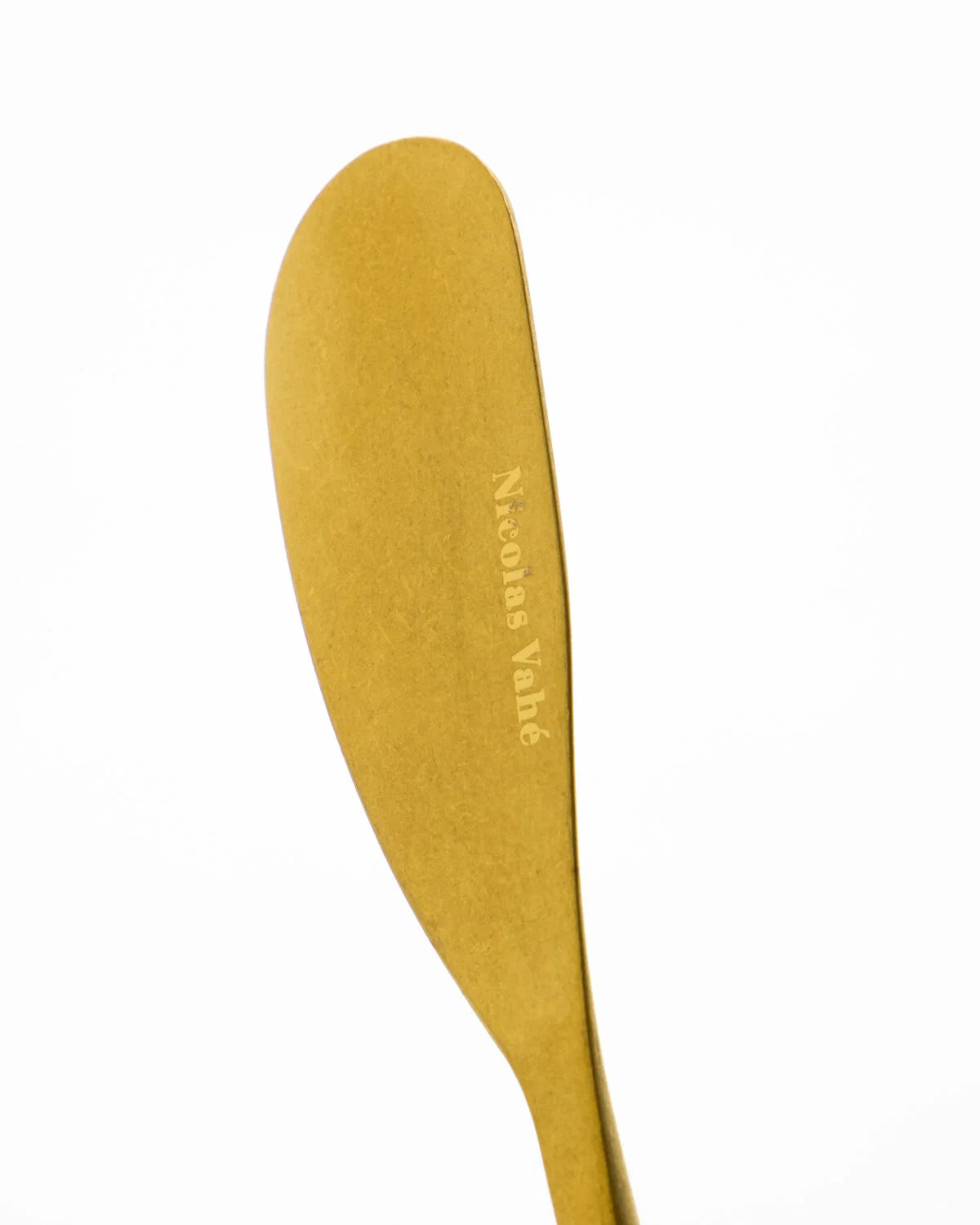 Nicolas Vahé Buttermesser antikgoldenes Finish