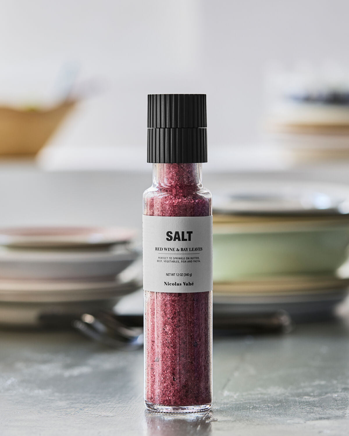 Nicolas Vahé Salzmühle RED WINE & BAY LEAVES 340 g