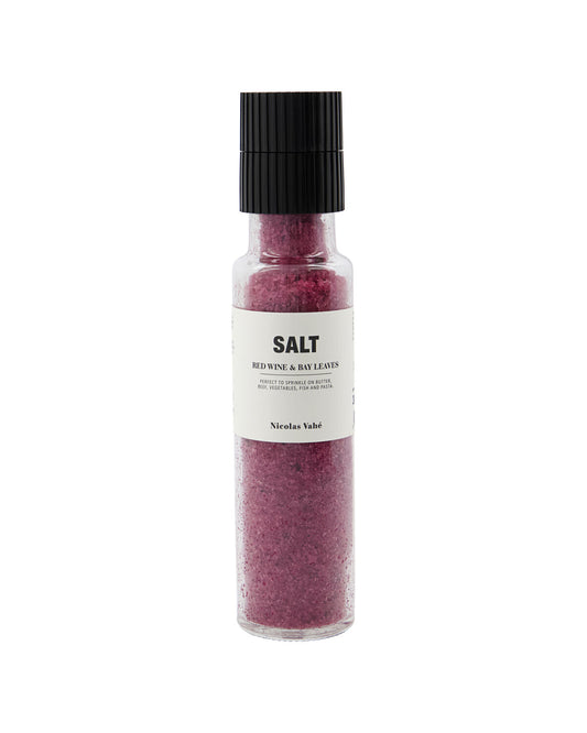 Nicolas Vahé Salzmühle RED WINE & BAY LEAVES 340 g