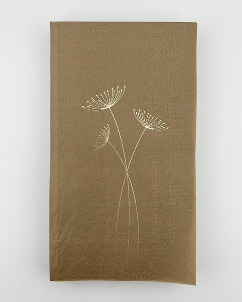 Serviette mit Goldprägung, verschiedene Designs