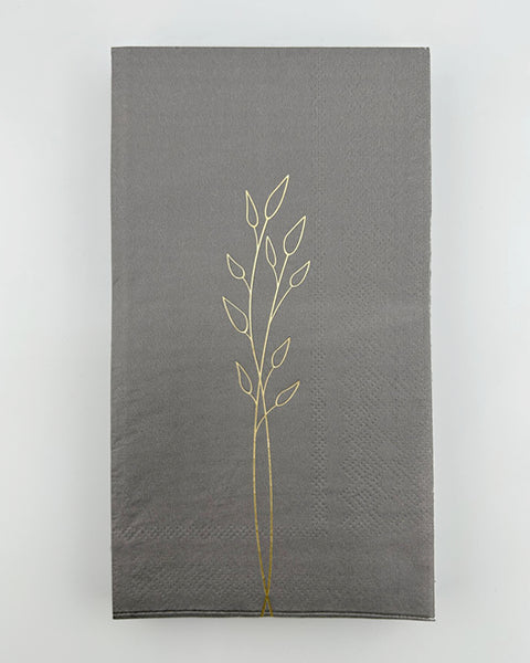 Serviette mit Goldprägung, verschiedene Designs