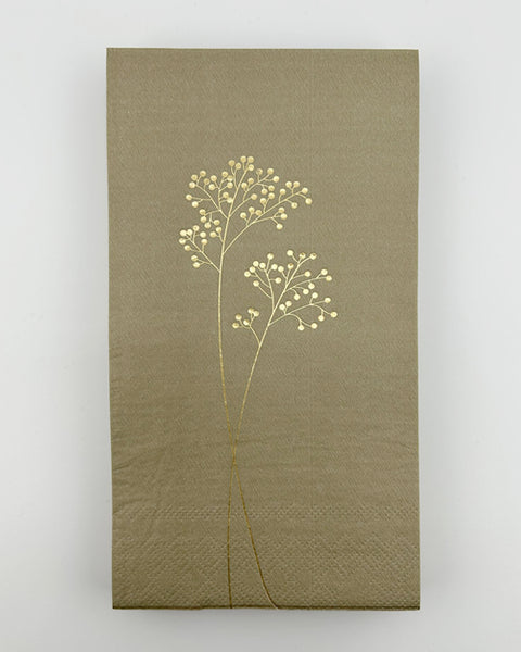 Serviette mit Goldprägung, verschiedene Designs