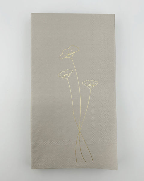 Serviette mit Goldprägung, verschiedene Designs