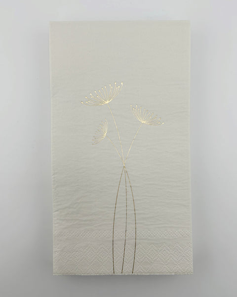 Serviette mit Goldprägung, verschiedene Designs