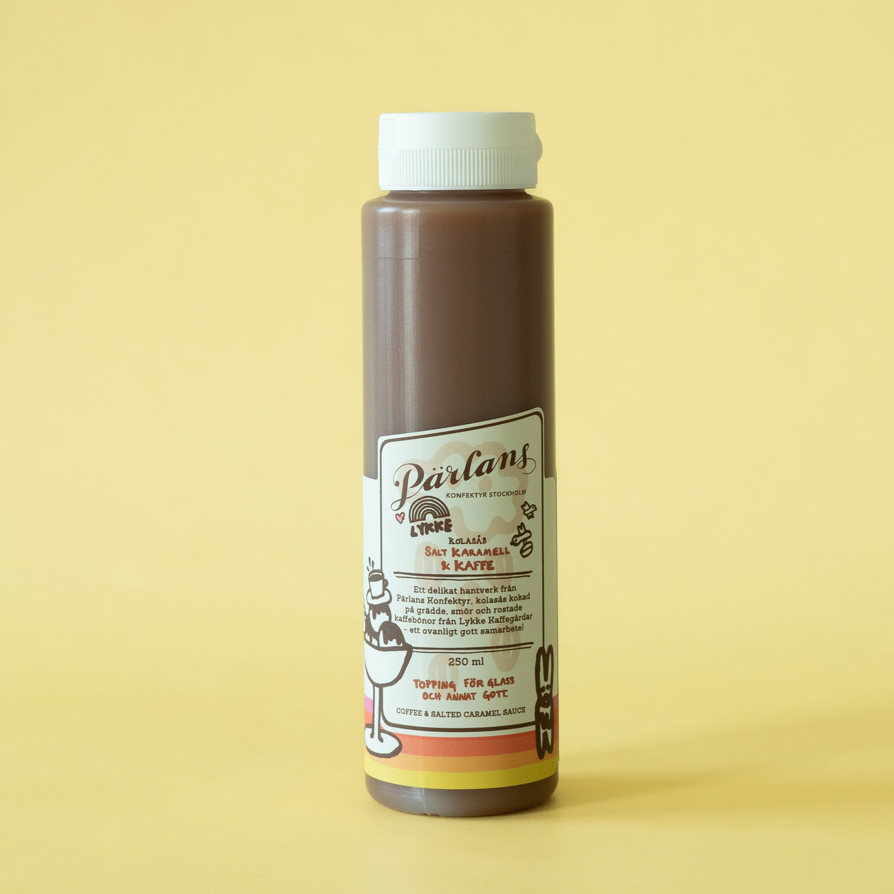 Pärlans Karamellsauce Lykke Kaffee Salzkaramell 250 ml