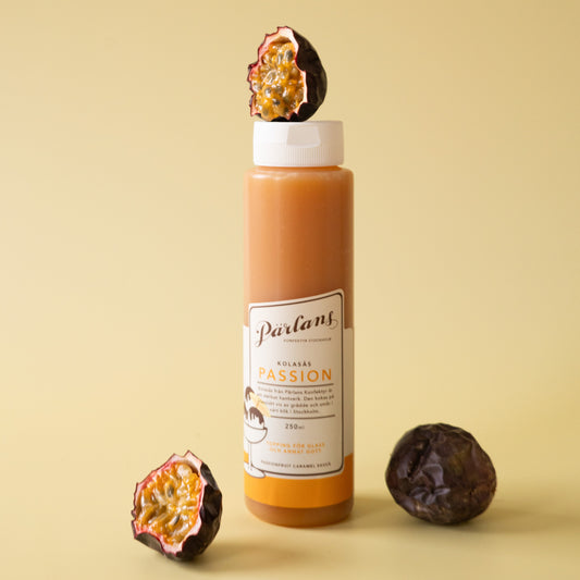 Pärlans Karamellsauce Maracuja Passionsfrucht 250 ml
