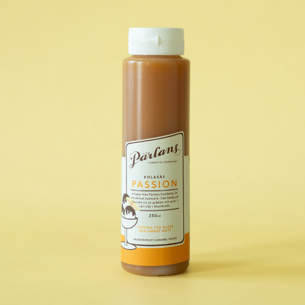 Pärlans Karamellsauce Maracuja Passionsfrucht 250 ml