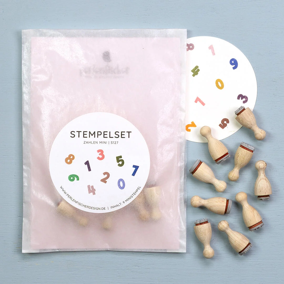 Perlenfischer Stempel Zahlen Set 0-9