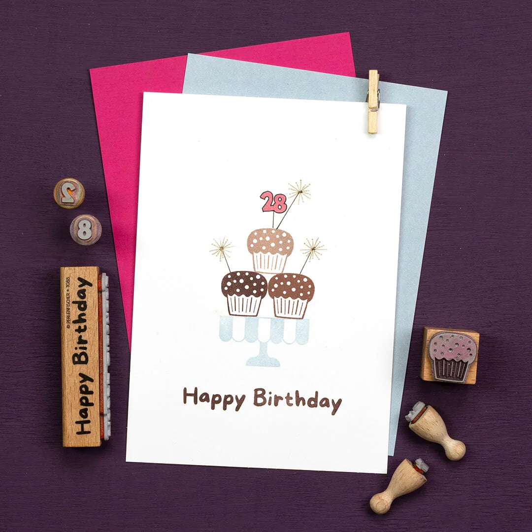 Perlenfischer Stempel Zahlen Set 0-9
