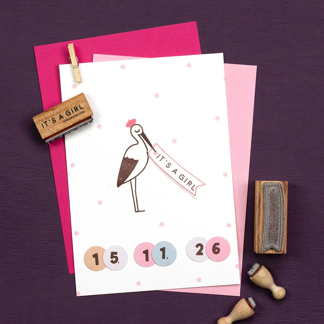 Perlenfischer Stempel Zahlen Set 0-9