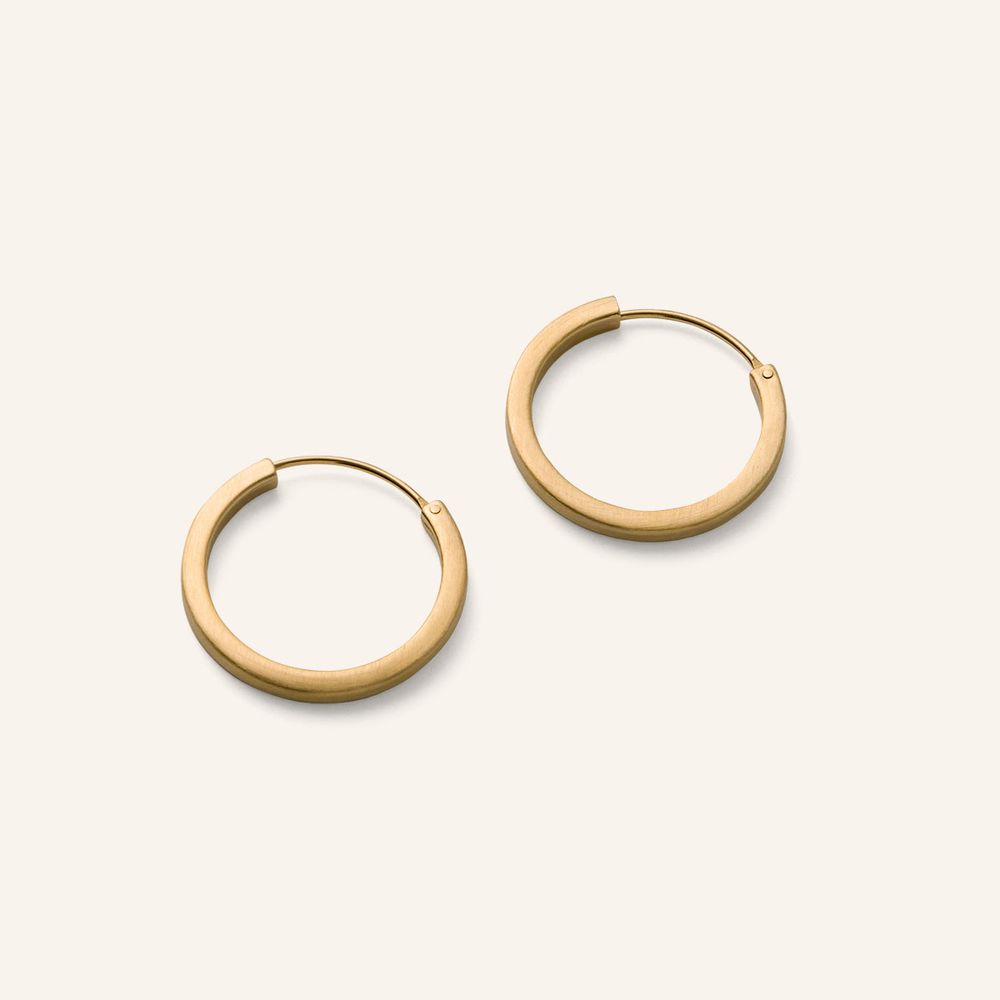 Pernille Corydon Ohrringe Creole SMALL CIRCLE LINE Hoops