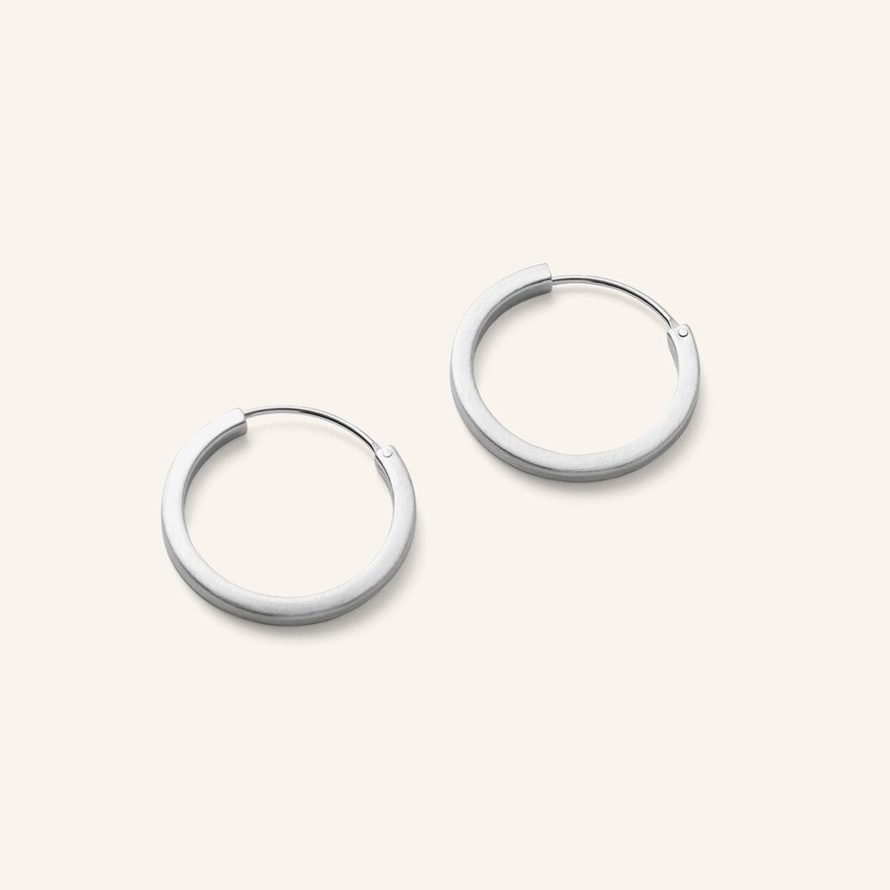Pernille Corydon Ohrringe Creole SMALL CIRCLE LINE Hoops