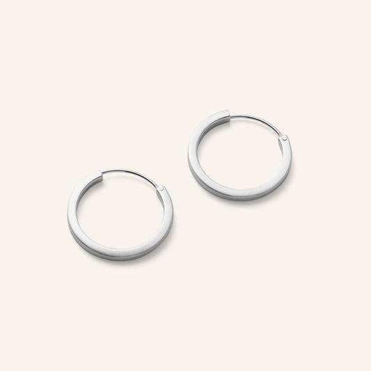Pernille Corydon Ohrringe Creole SMALL CIRCLE LINE Hoops