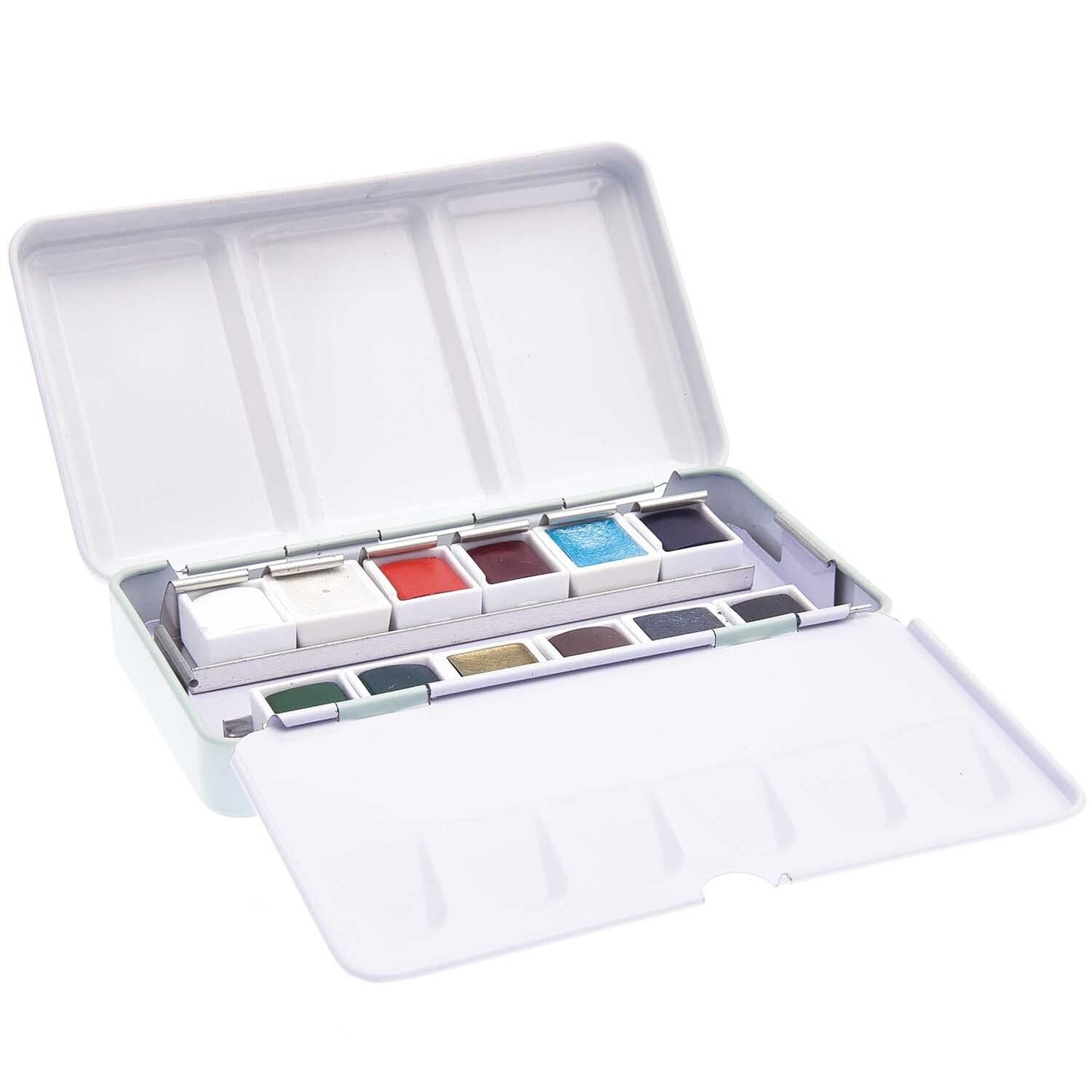 Rico Design Aquerell Farbkasten 12 Farben ICY
