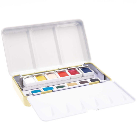 Rico Design Aquerell Farbkasten 12 Farben PASTEL