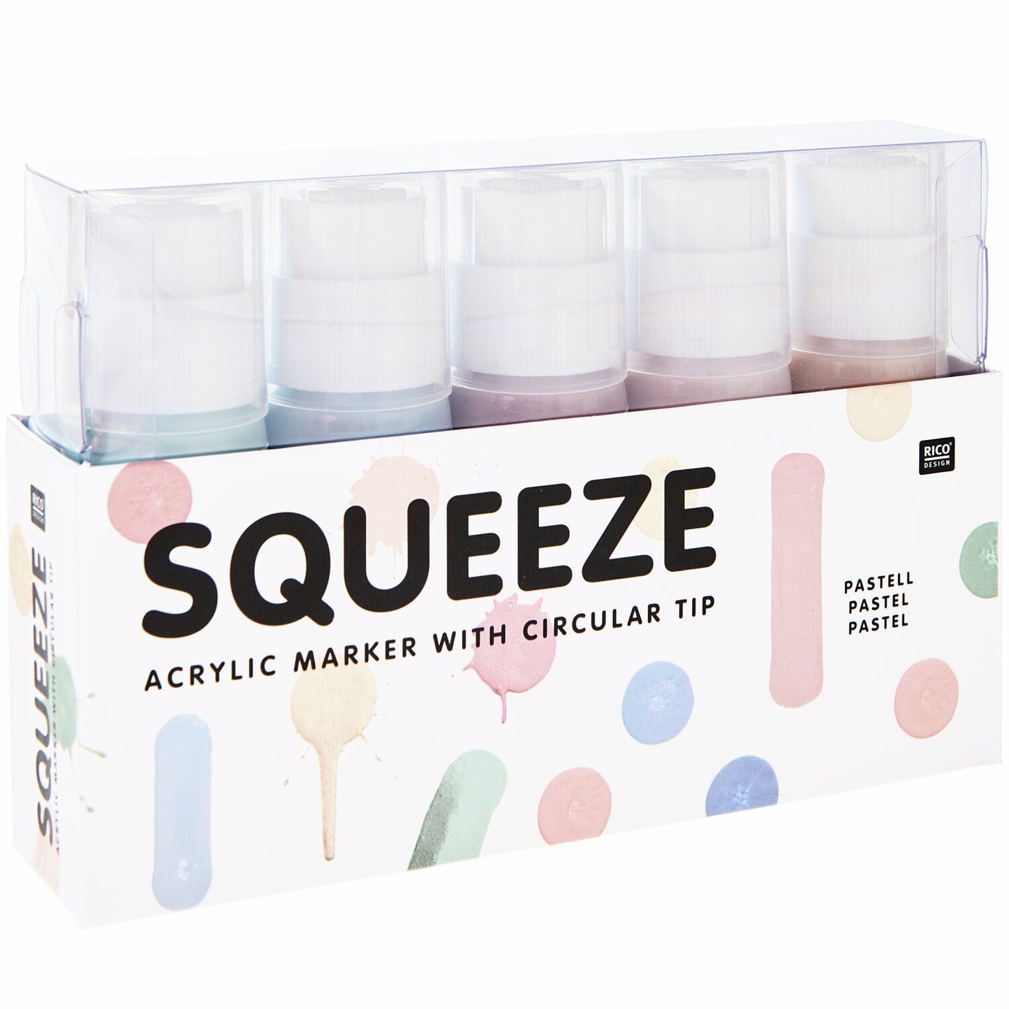 Rico Design Sqeeze Marker PASTELL Set