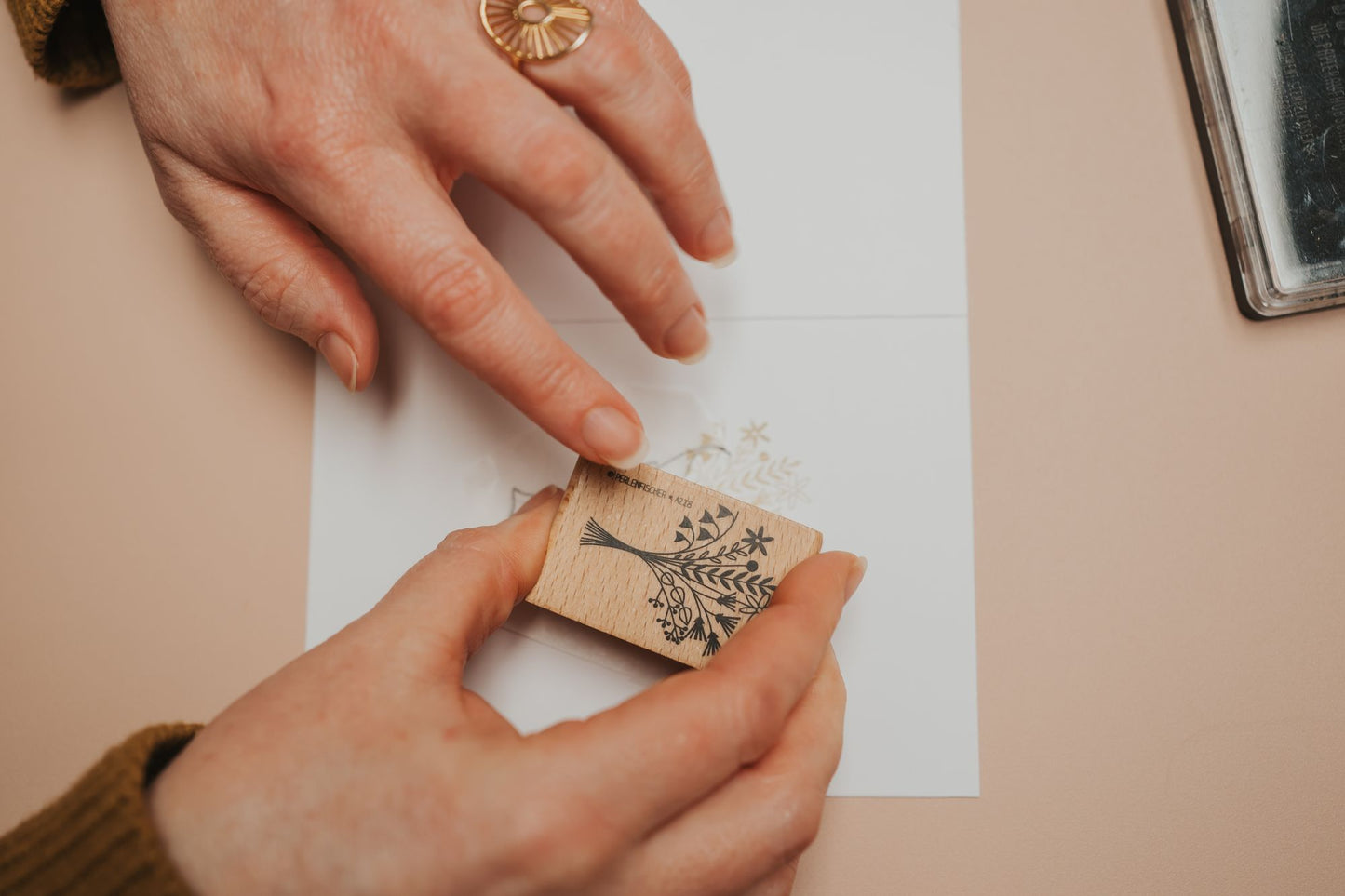 Papier und Stempel Workshop WEIHNACHTEN mit Nina  @INLOVEWITHPAPER