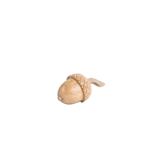 Sögne Eichel Acai Holz natur mittel 6 x 10 cm